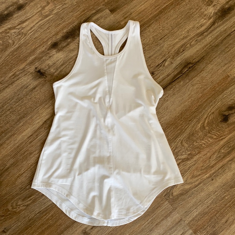 Zyia White Effortless Tank